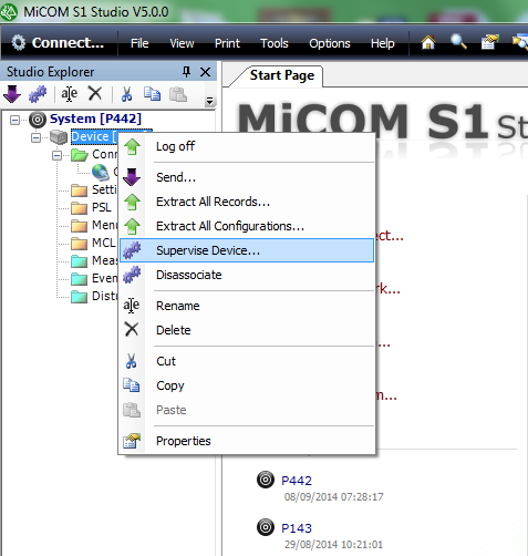 Schneider Micom S1 Studio Software